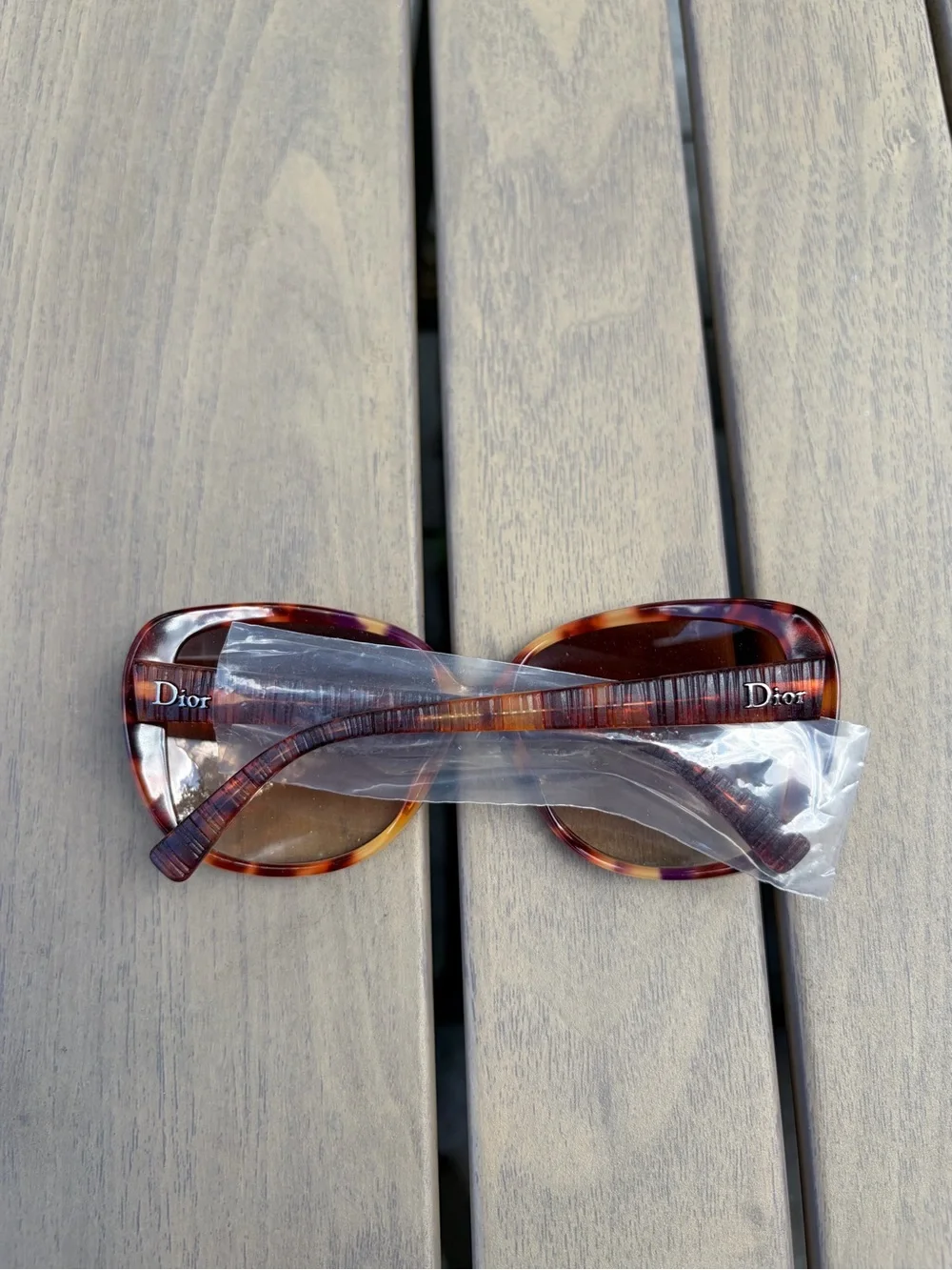 Dior Tortoise Shell Sunglasses - Brown and Amber